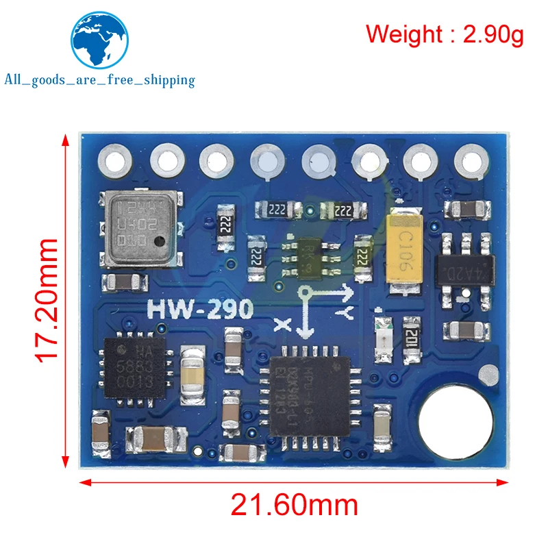 Gyroscope Accelerometer RAKSTORE GY-87 10DOF Module MPU6050