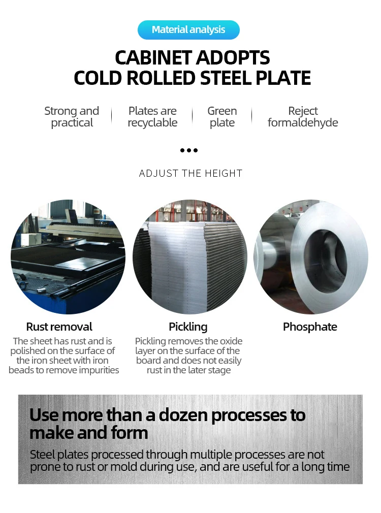 Cute Lockable Double-Door Metal Locker Storage Cabinet for Clothes and Bags factory