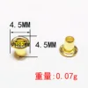 2mm rounded eyelet gold