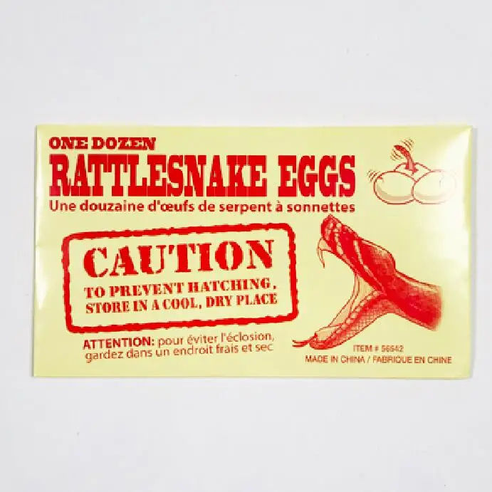 rattlesnake eggs toy