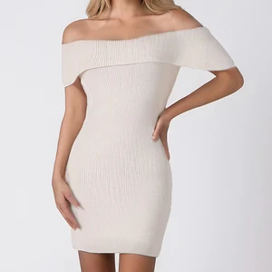 Custom High Quality Short Sexy Elegant Casual Spring Summer Chiffon Natural Waist Solid Color Dresses