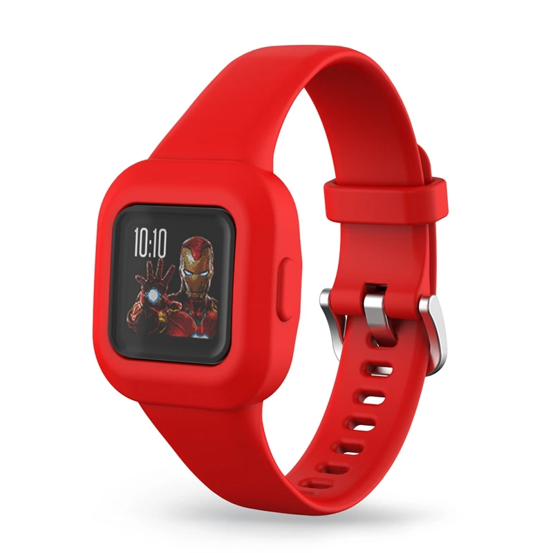 AWADUO Replacement Silicone Band For Garmin Vivofit Jr. 3 - Soft, Durable, Waterproof Strap (Black) - View #3