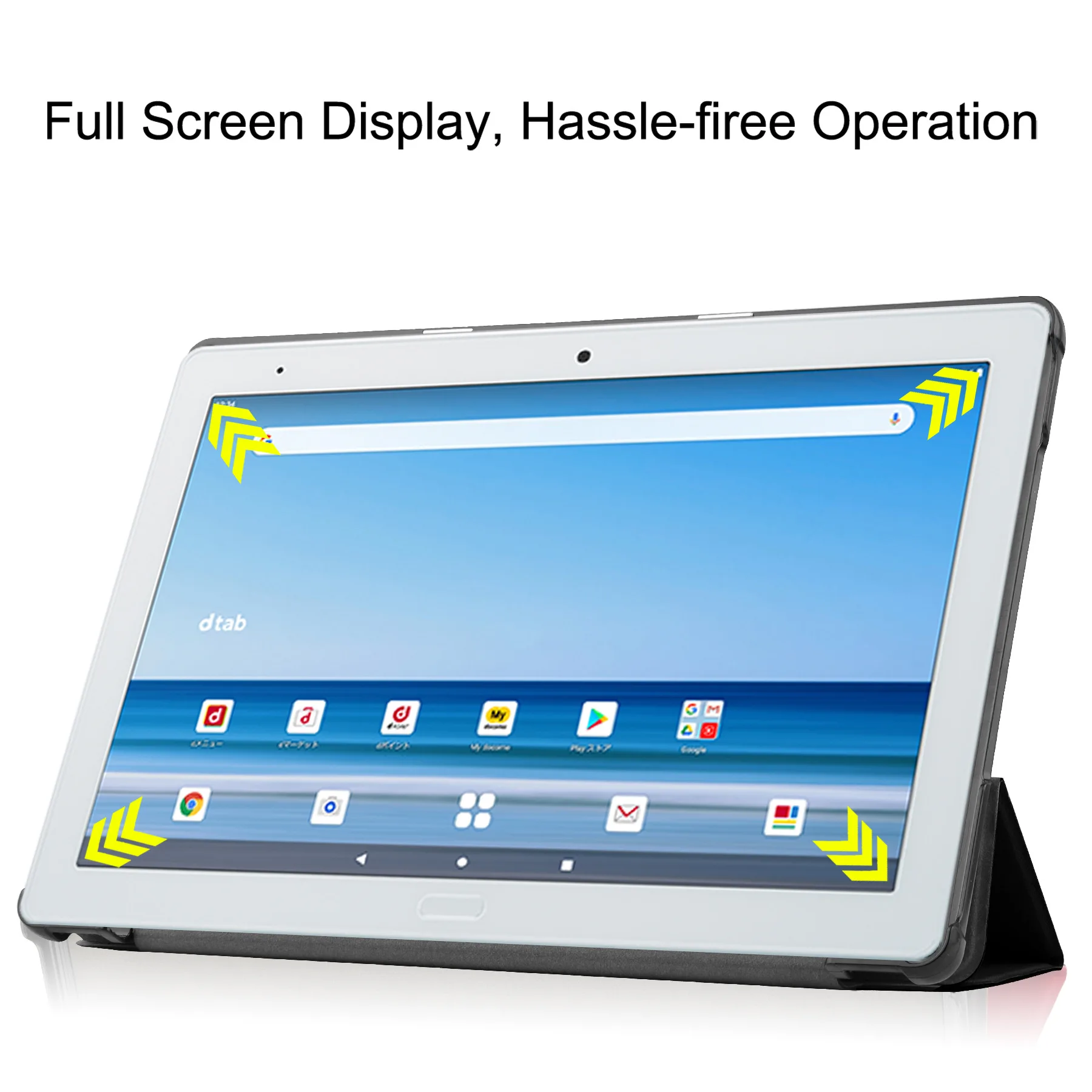 PU Leather Tablet Case for NTT Dtab D-41A Docomo Japan