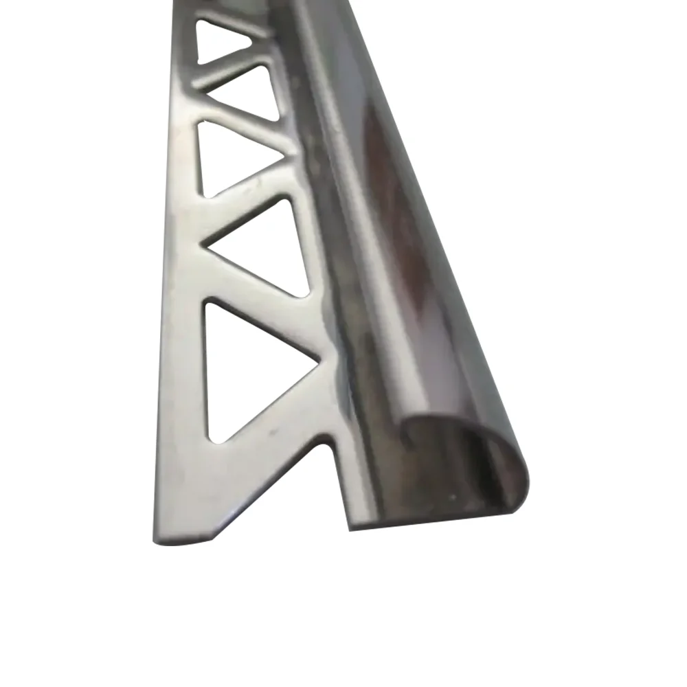 304 Stainless Steel L-Shape Tile Trim Profile with High Corrosion Resistance for Decorative Tile Edging