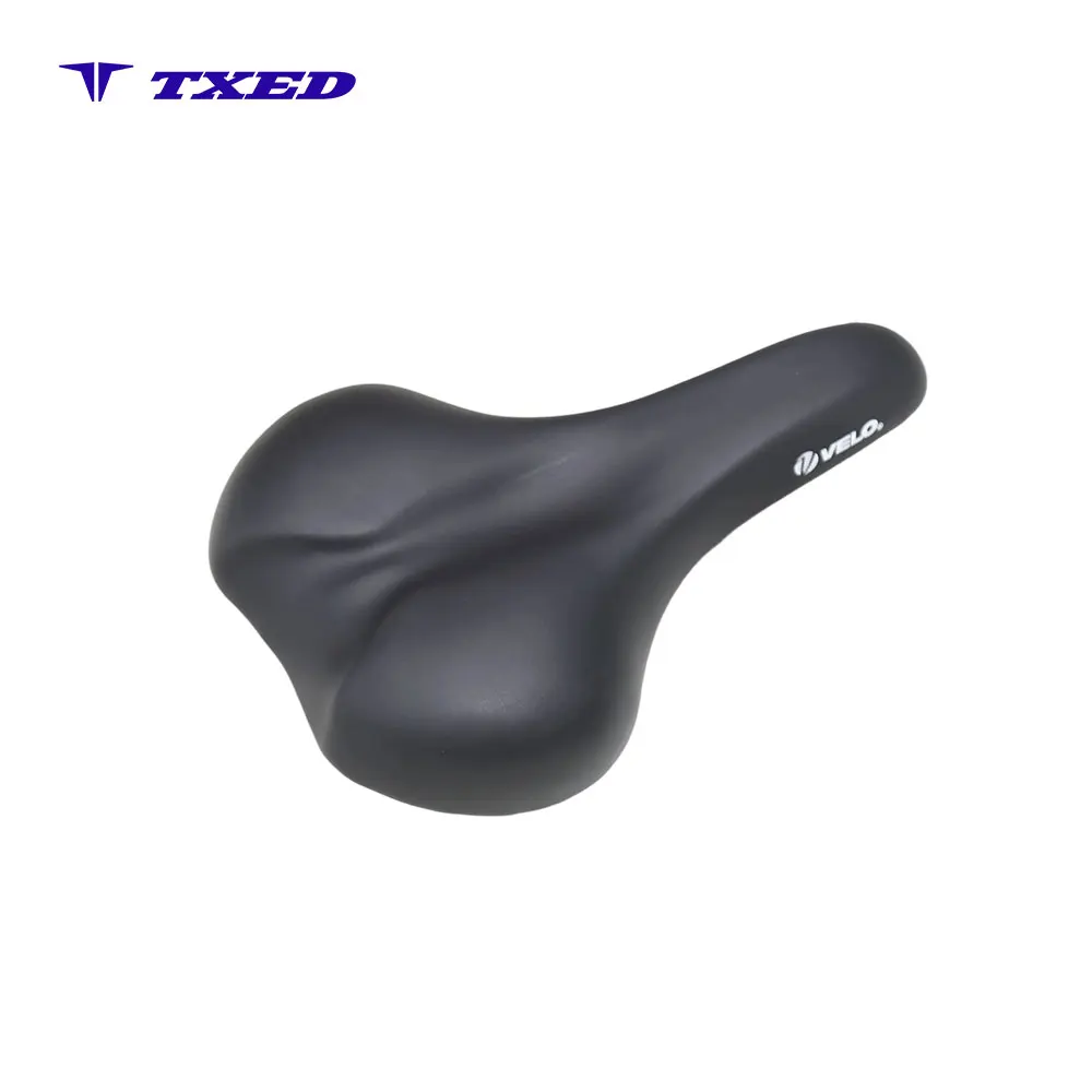 High Visibility Durable Leather Road Bicycle Saddle Simple Style Ventilation High Rebound Foaming Excellent After-sales for