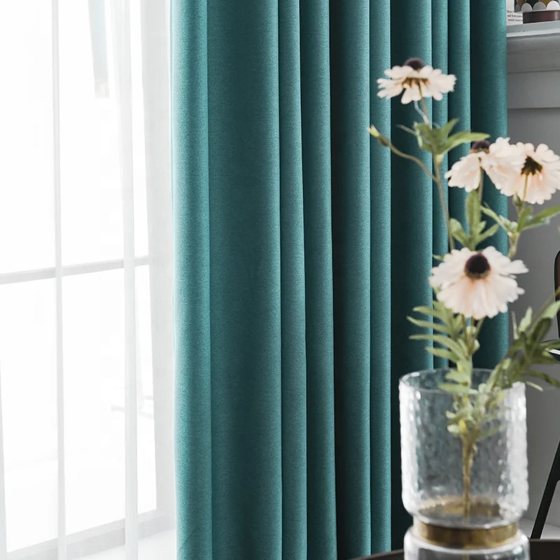 15 Factory Direct Green Blackout Curtains New Custom Light Luxury ...