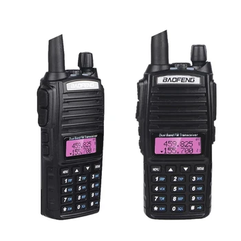 Wholesale Baofeng UV-82 walkie talkie 5W 1800mAh dual band ham two way radio