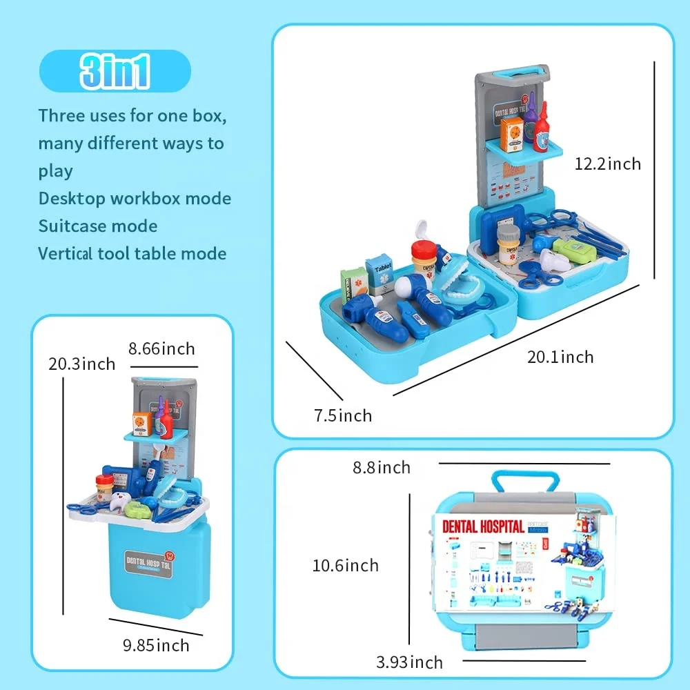 Докторский Набор для ролевых игр игрушечный ролевой набор с суперулыбкой стоматологический