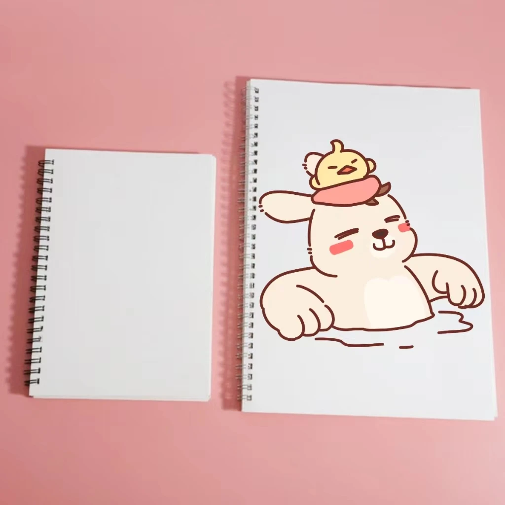 Термосублимация Новинка A4 горизонтальная книжка чистый утолщенный блокнот с катушкой простой