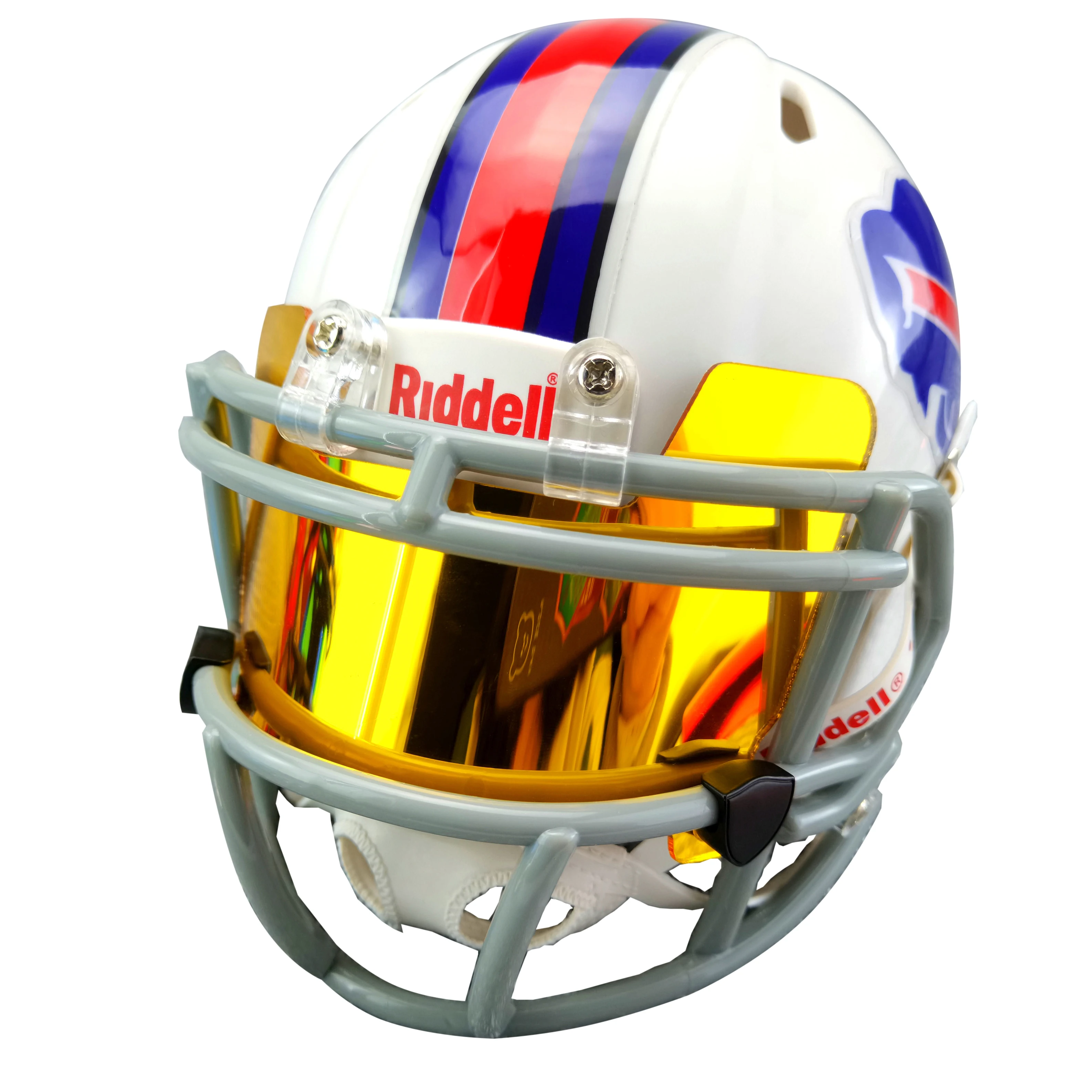 Rainbow Mini Football Helmet Visor. (*Flat Style*) COMBINED SHIPPING!