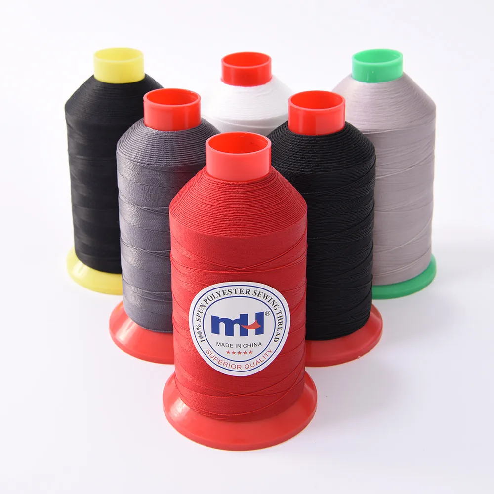 120D/3 150D/3 210D/3 Industrial Nylon High Tenacity Polyester Yarn Sewing Thread for Garment Sewing