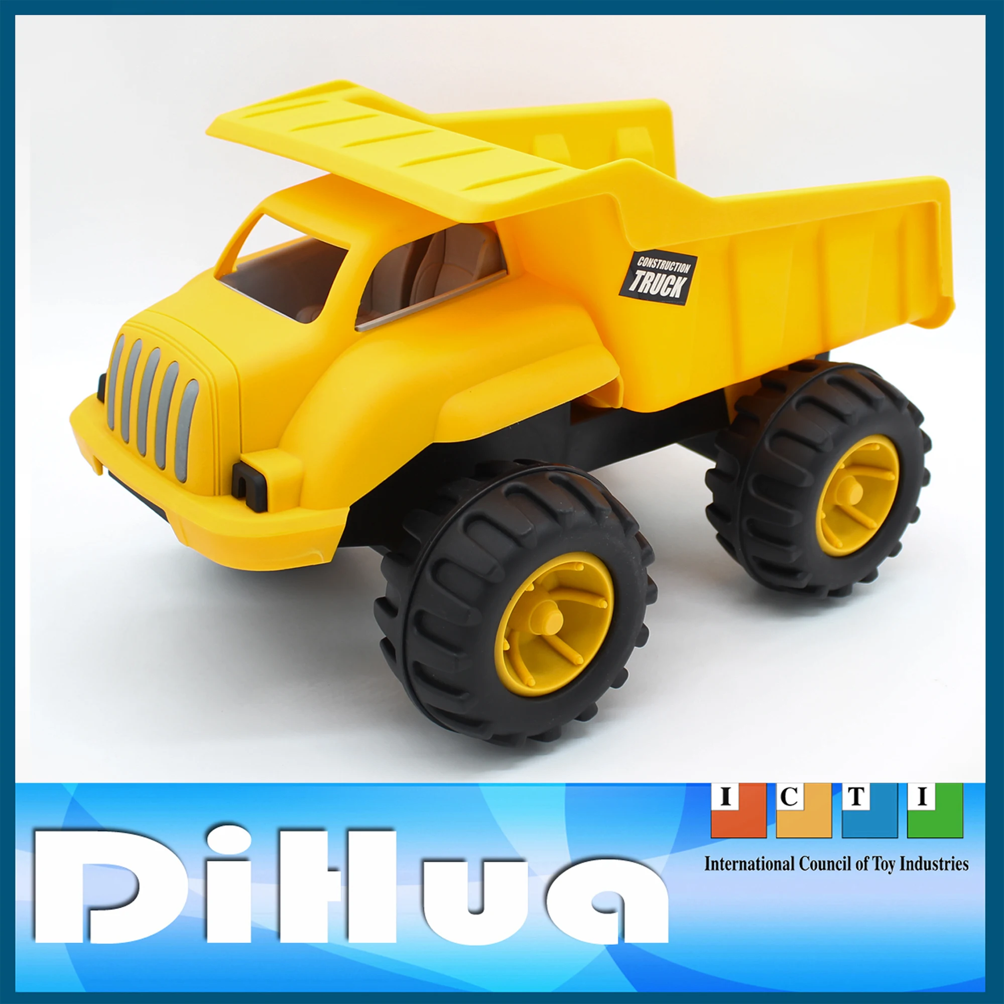 Игрушечный автомобиль с бесплатными колесами, большой самосвал 13,5 дюйма, транспортный грузовик, игрушки для детей