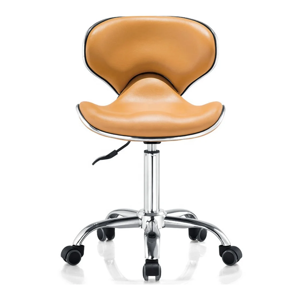 Height Adjustable Chair Salon Rolling Swivel Stool Tattoo Facial Spa Swivel Salon Stool
