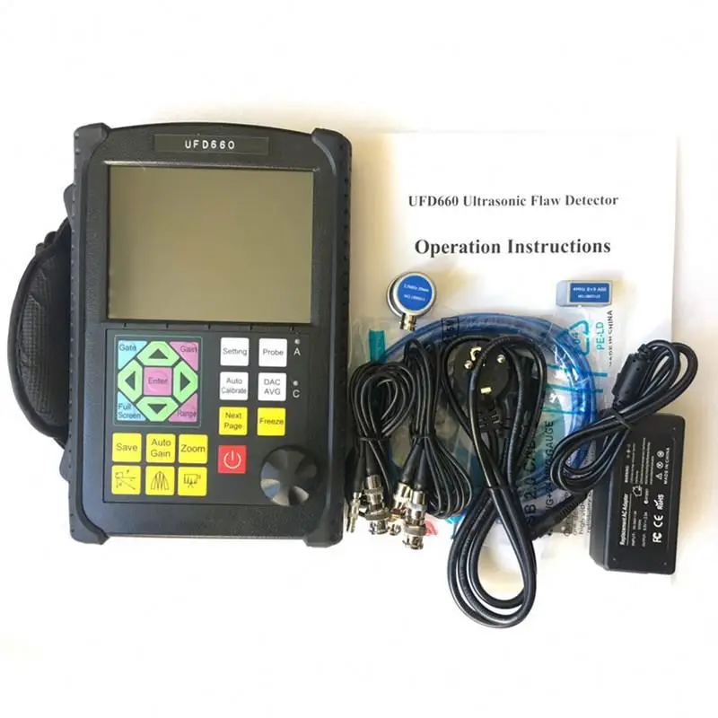 Portable Electronic Ultrasonic Fault Detector Ultrasonic Flaw Detector
