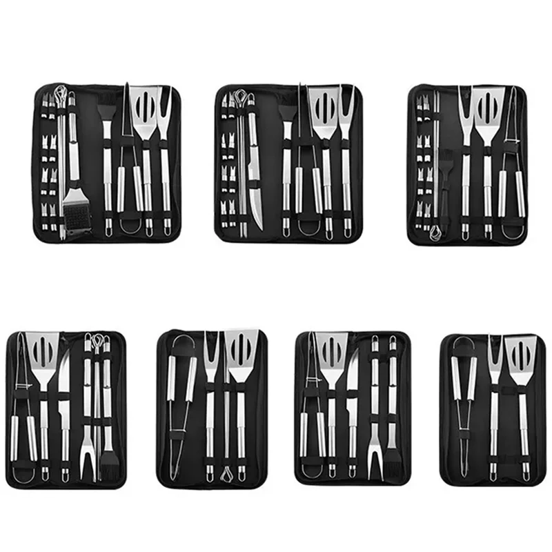 Custom 40 Pcs Barbecue Grilling Utensil Accessories Camping Outdoor