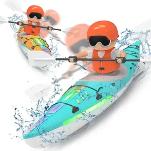 EPT Children Water Toys 2.4G Radio Control Toy Paddle Kayaks Small Boat Rc Toy for Kids