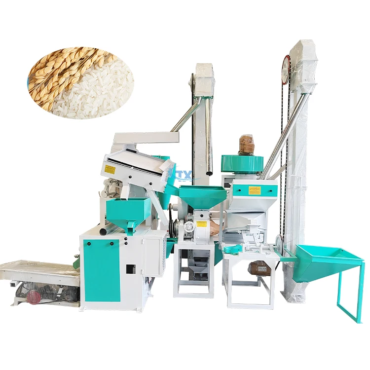 Rice Processing Machine Mill Mini Price Rice Milling Equipment