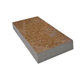 Direct Supply High-Gloss UV Marble Board PVC Decorative Hotel Wall Cladding Board for Hotels