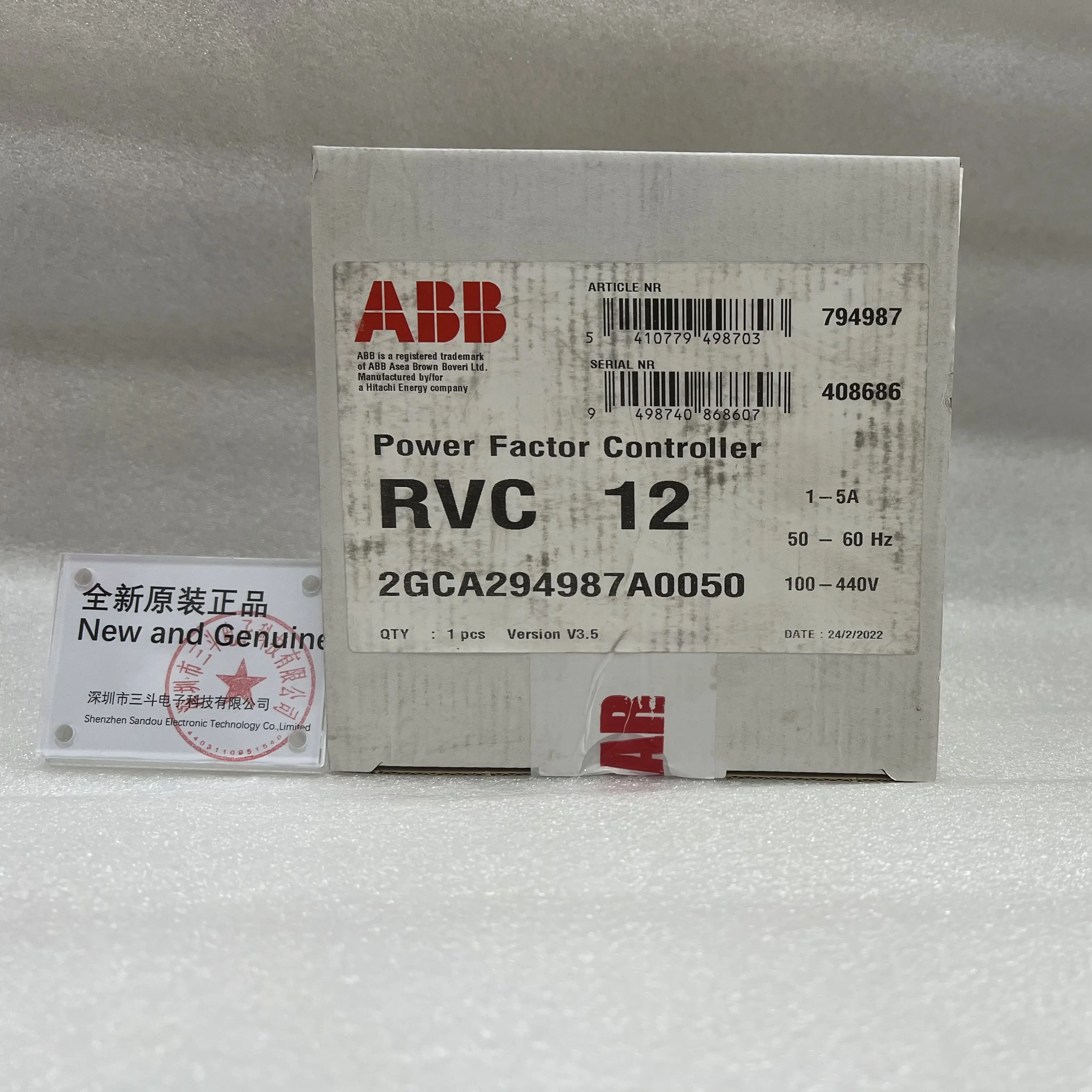 ABB Power Factor Controller RVC 12