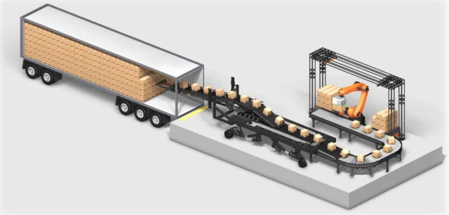 China Custom High Quality Container Conveyor Loading & Unloading Robot