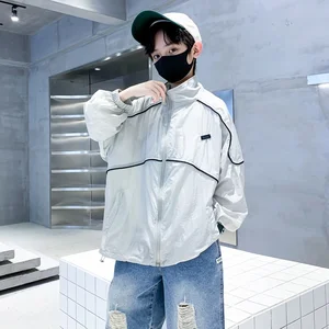 Boys' Summer Breathable Rash Guard Clothing Large Size Thin Style Coat for Children-Wholesale Clothes for KIds