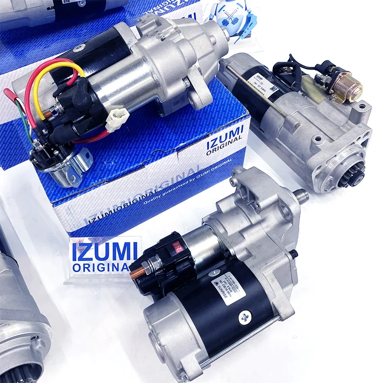 IZUMI ORIGINAL D1146 DE08 Starter Motor High Quality Diesel Engine Parts For Doosan