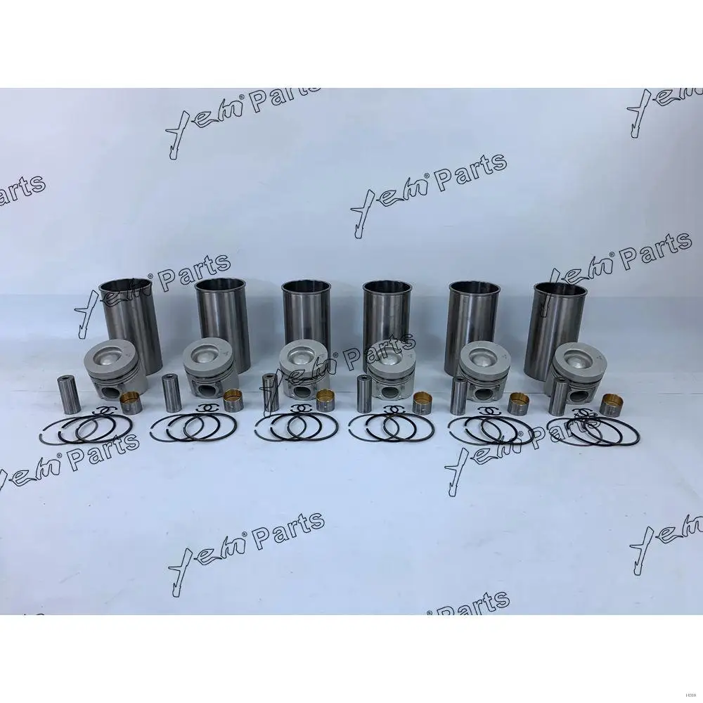 DB58 Cylinder Liner Set With Engine Pistons Rings Liner for Doosan Spare Parts Construction Machinery Parts