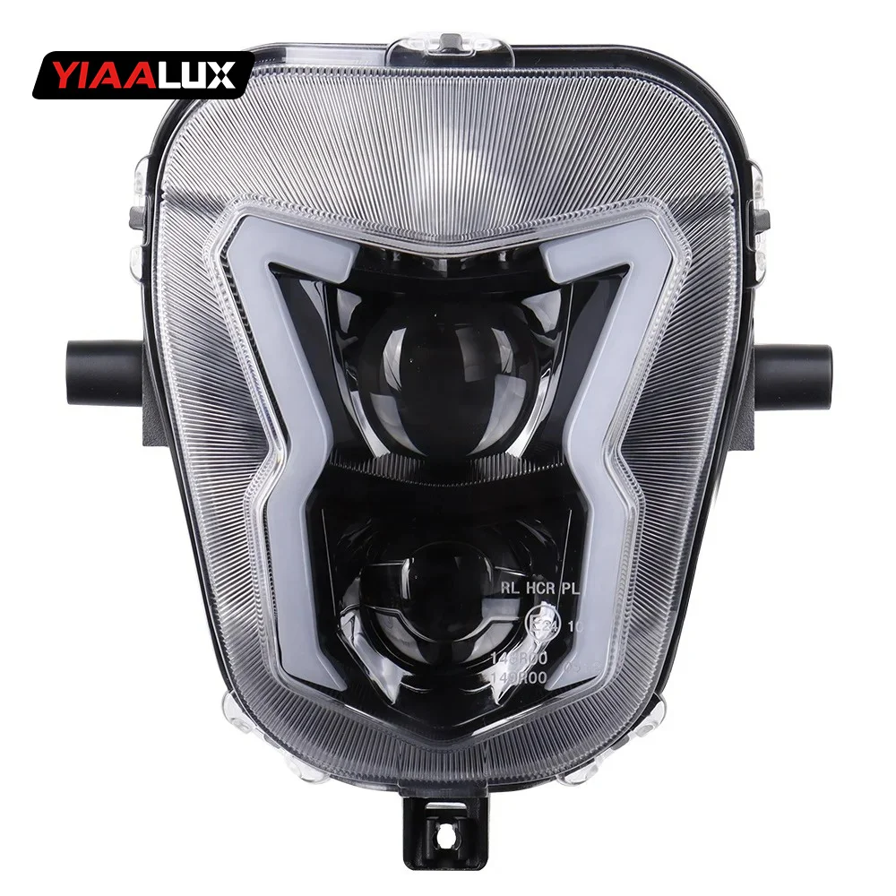 E-mark led headlight for 2019 2020 Honda CRF450L CRF450XR accessories motorcycle Headlight with White Mask