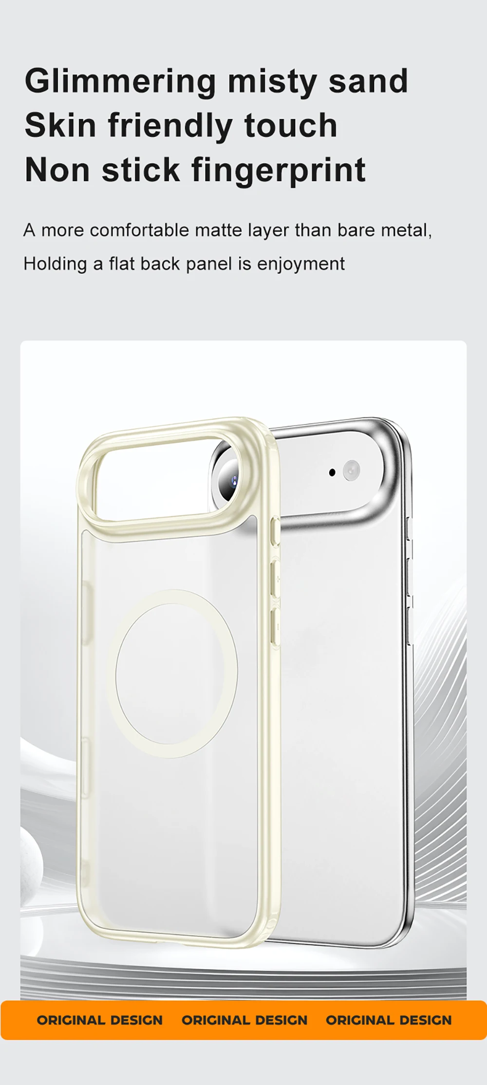 product laudtec magnetic matte phone cases for iphone 17 air 16 15 13 pro max charging luxury cover skin feel shockproof shell sjk1094-6