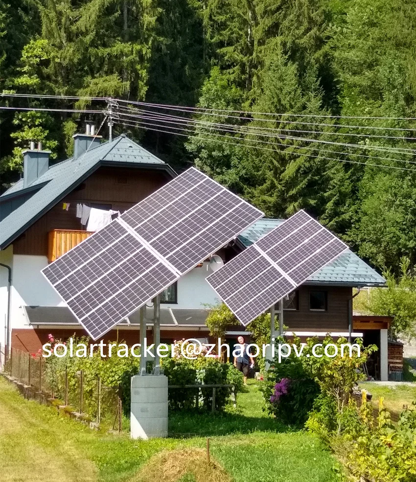 
ZRD-08 автоматический двойной оси солнечной энергии с двумя осями высокой точности система 