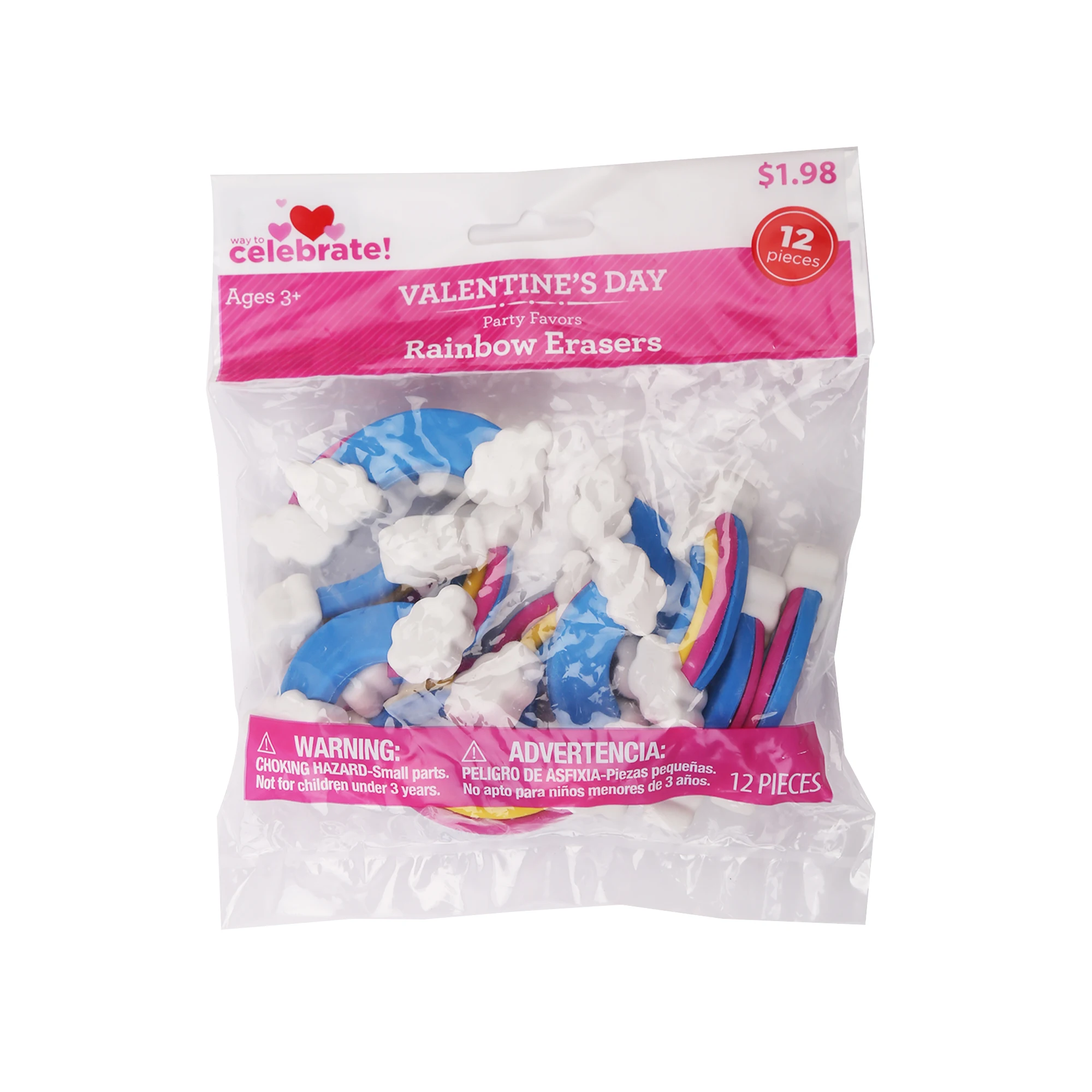 Детский Радужный ластик на День святого Валентина