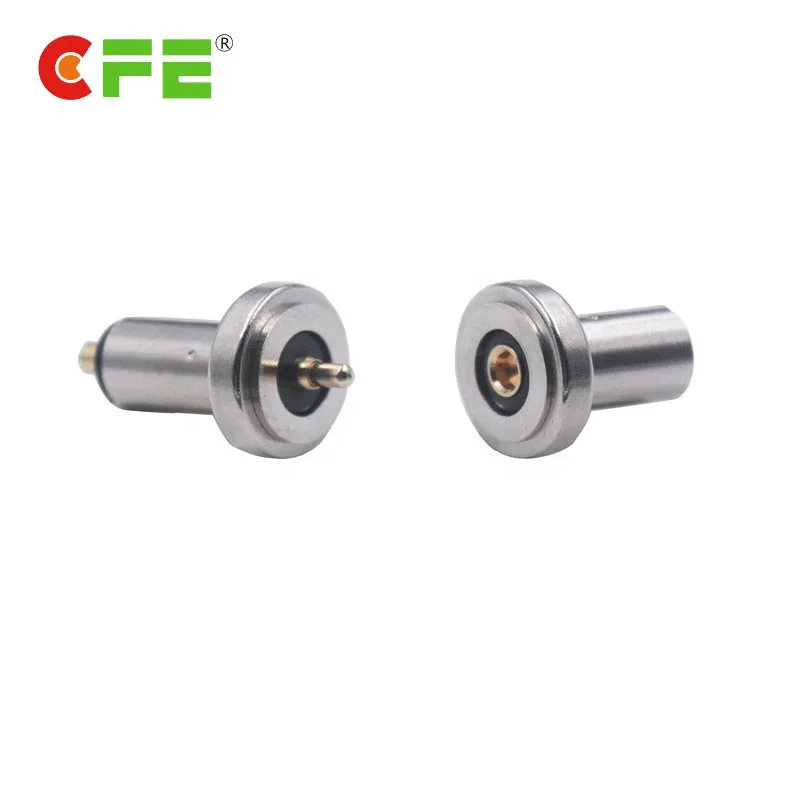 Circular Male And Female Spring Loaded Pogo Pin Connector For