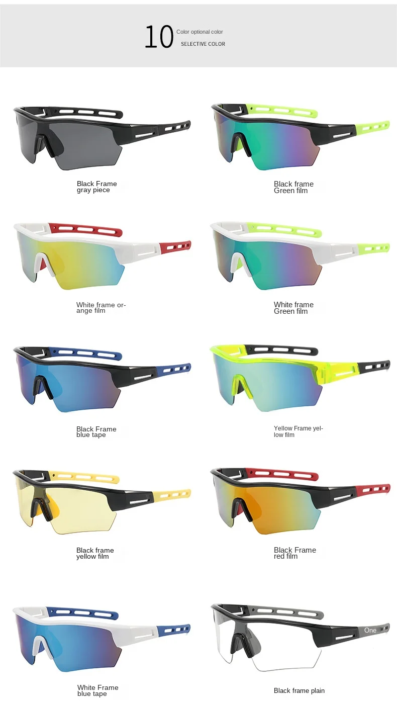 Gafas de sol deportivas para hombre y mujer, lentes de sol para deportes al aire libre, pesca, bicicleta, correr, escalada, venta al por mayor, novedad de 2022