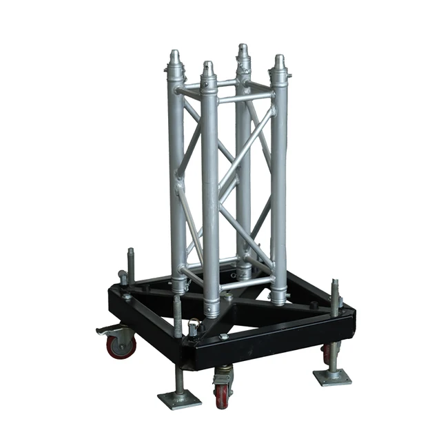 Square Q235 Steel 600x600/700x700mm Aluminum Truss Base for Lifting System