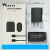 nero 25W US + Cavo Doppio C Date + Scatola di imballaggio
