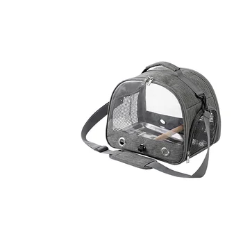 OEM Customized Portable Bird Cage Foldable Waterproof Hamster Parrot Take-Out Bag for Small Pets Bird Supplies