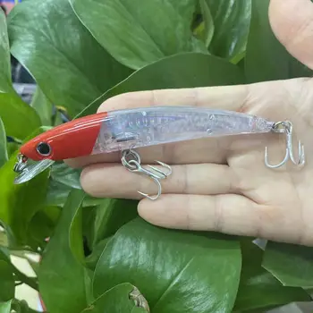 CHEERY 3D Crystal Minnow 11cm 16g ABS Wobblers Fishing Lures Topwater Artificial Hard Bait Trolling Boat Sea Fishing Bass Zander – Minnow – view 4