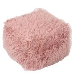Amazon hot selling luxury indoor long plush fur living room office beanbag sofa chair