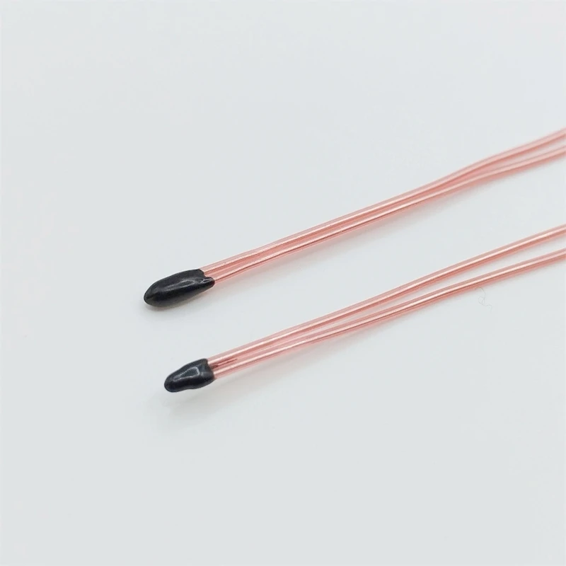 FOCUSENS  ntc 10k thermistor wire leaded Fast response enamelled wire thermistor for mobile phone wireless charging