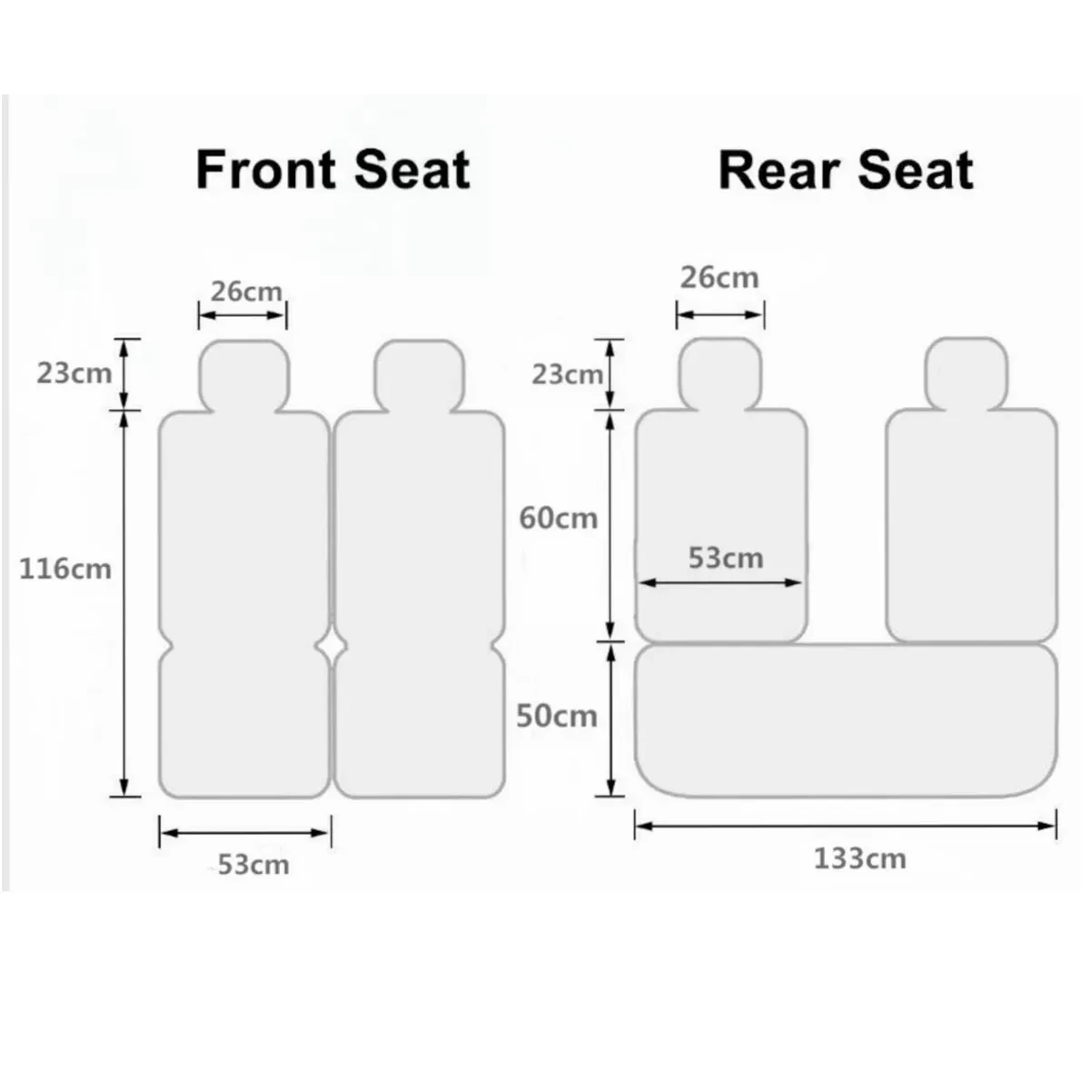 Best Saling Car Seat Covers Pu Leather Full Set Seats Cover Front Rear