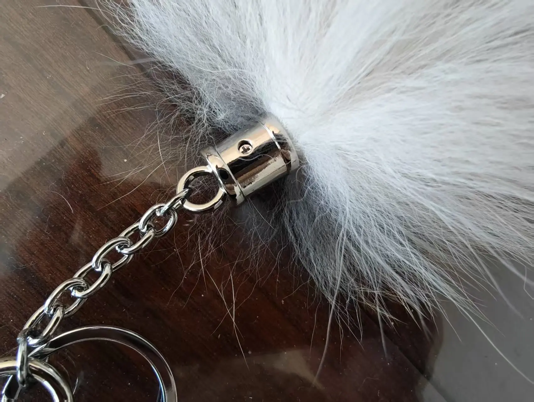 Wholesale Black Jin Diao Fur fox Tail Role  extra Long High Quality Furry  Real fox Tail