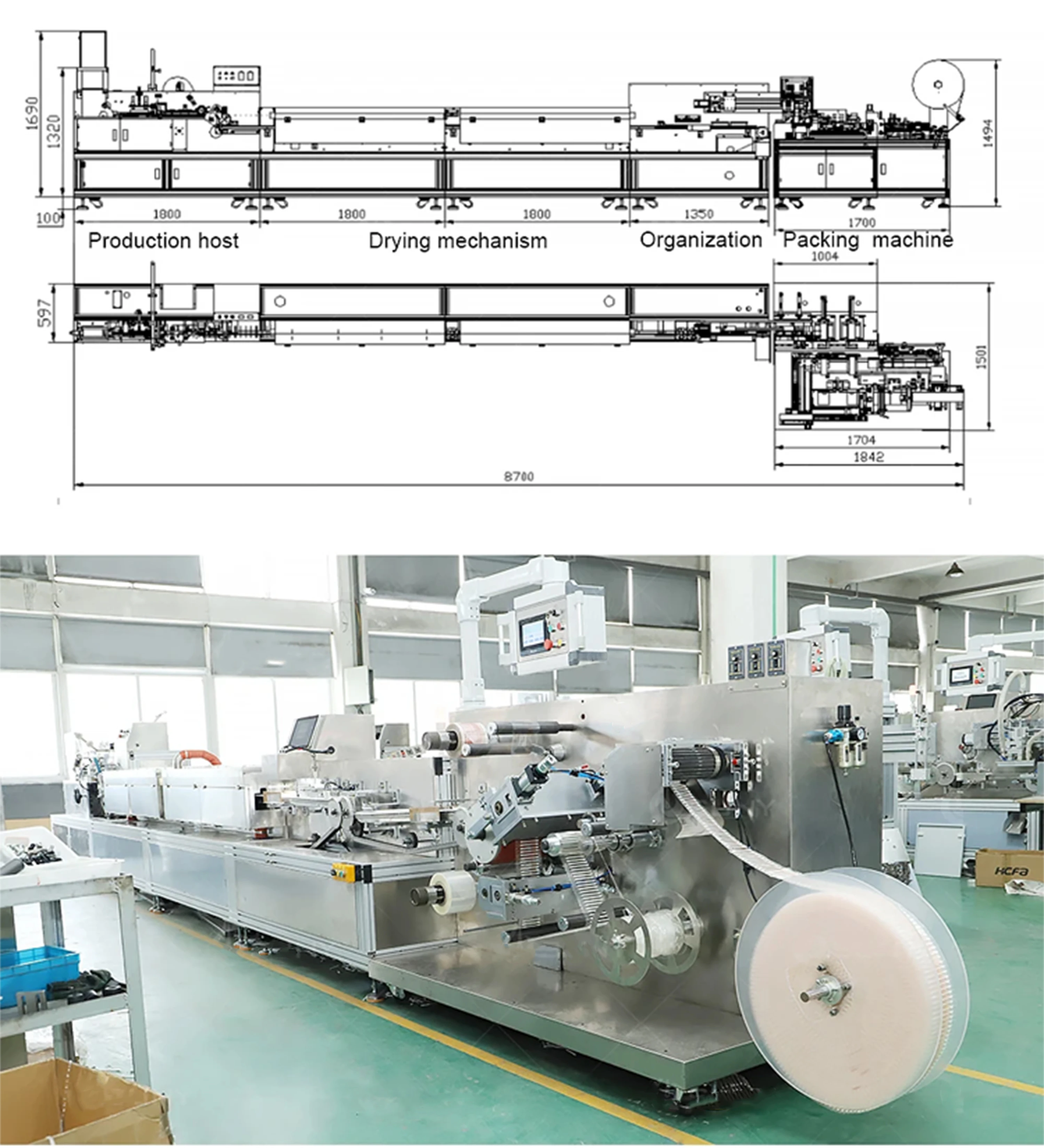 Forbona CE Approved Q-Tip Ear Cotton Swab Making Machine Core Motor Component