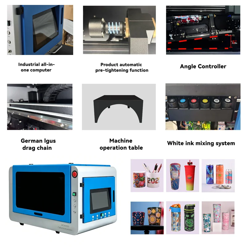 360 Rotary Bottle UV Printer
