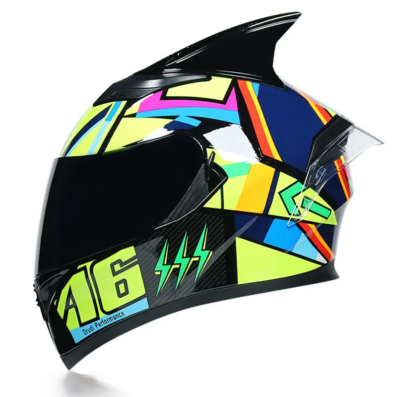 Индивидуальные шлемы с логотипом заводской производитель мотоциклетный шлем полным