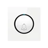 No interfaces-10-doorbell switch-white-b-1-none-glass