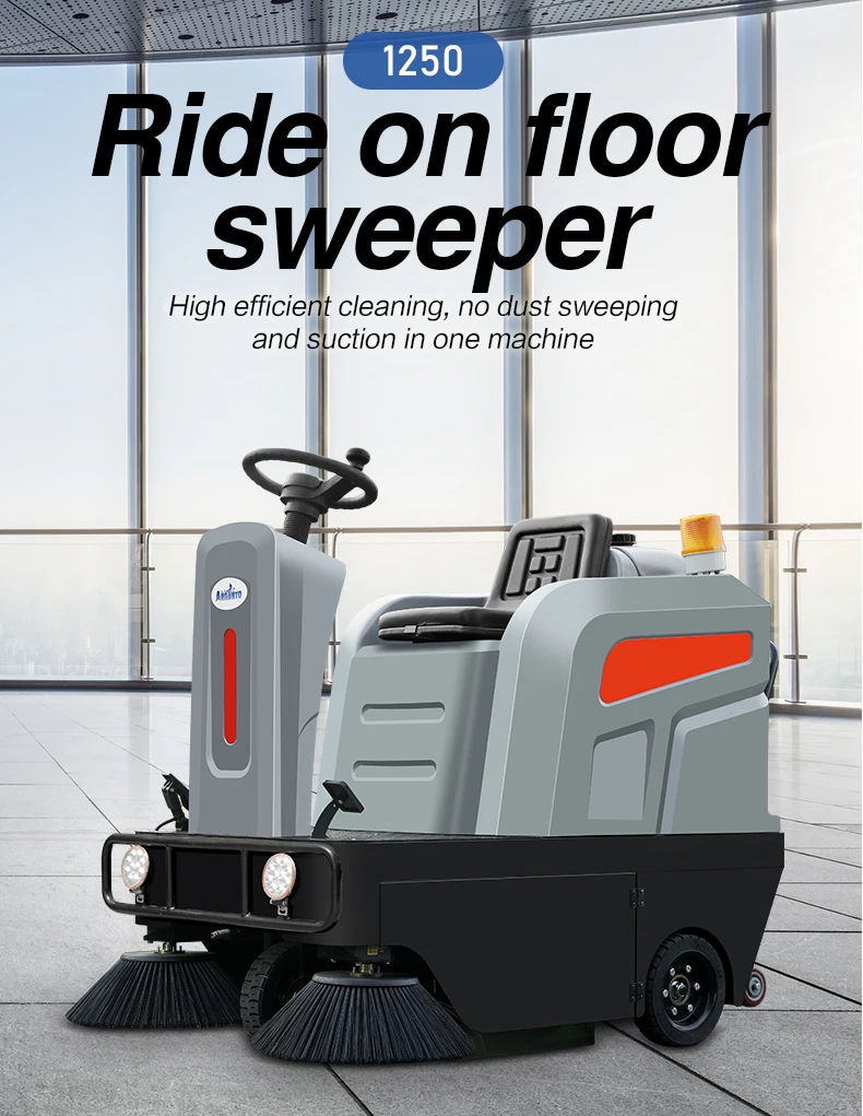 Original Factory Newest Industrial Ride on Electric Floor Sweeper