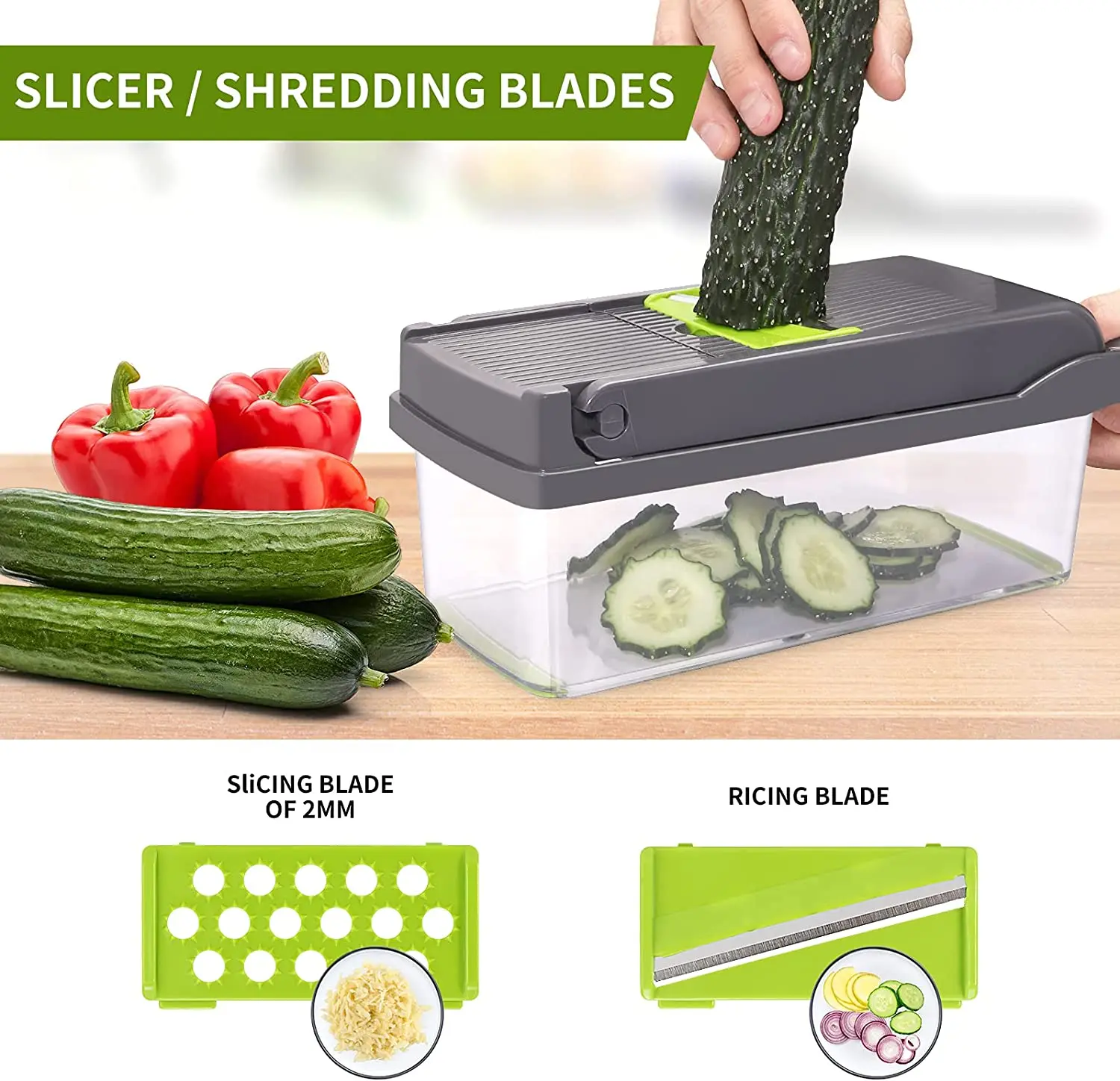 1pc Multifunction Vegetable Chopper