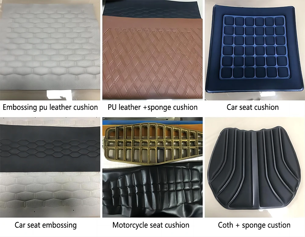 Hydraulic Pressure High Frequency Pvc Seat Cover Embossing Machine For