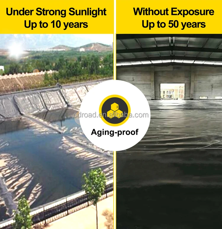 product hdpe ldpe geomembrane for landfill reservoir tunnel subway pond liner waterproof uv resistance fish tank liner-7