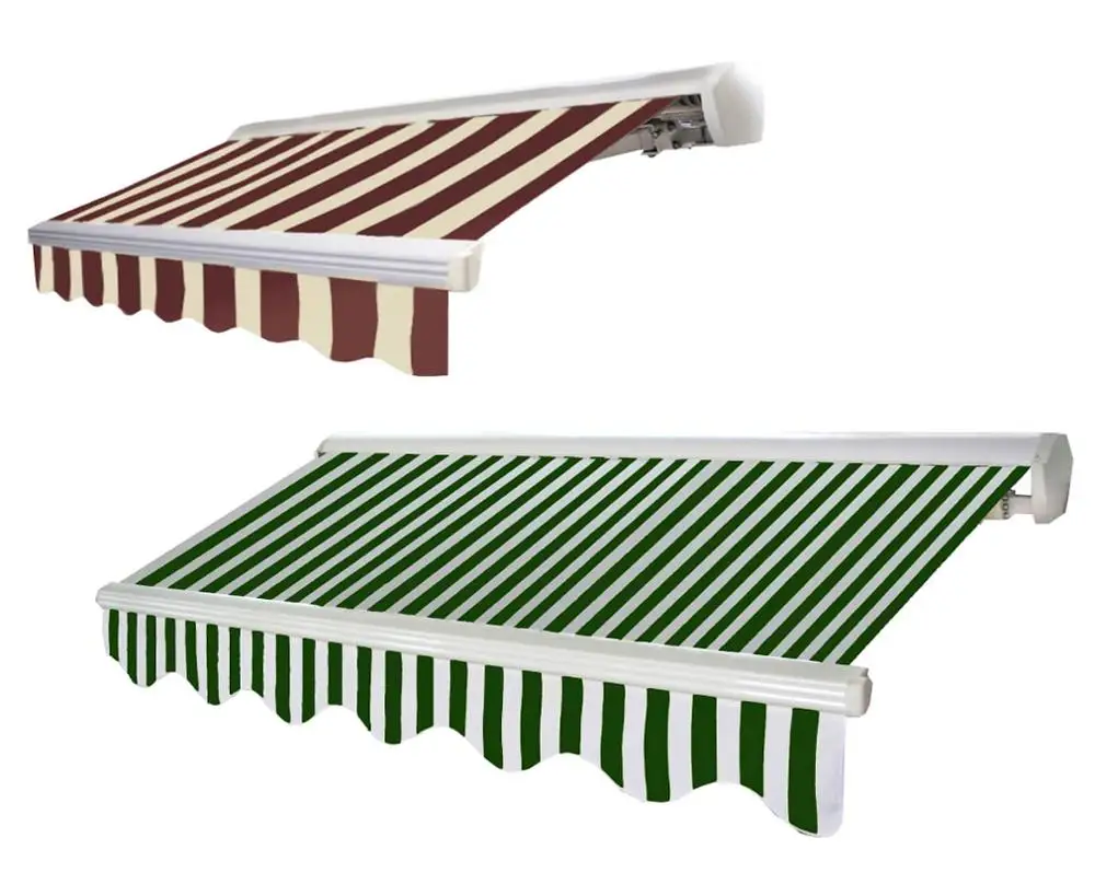 Electric Balcony Motorized Waterproof Markise Retractable Awning With Hand Crank Retractable Pagola Awning Canopy